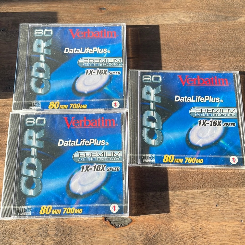 Verbatim blank CD discs